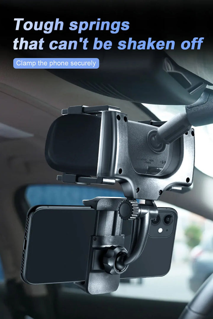 Image showcasing the strong spring grip preventing accidental phone drops.
