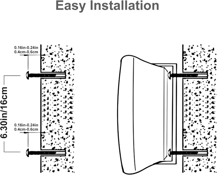 SmartGearPros Waterproof Wall-Mount Speakers – 5.25" Dual Bluetooth Outdoor/Indoor Pair, 300W with Mounting Brackets