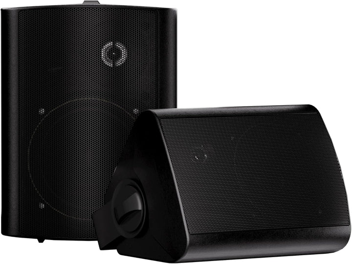 SmartGearPros Waterproof Wall-Mount Speakers – 5.25" Dual Bluetooth Outdoor/Indoor Pair, 300W with Mounting Brackets