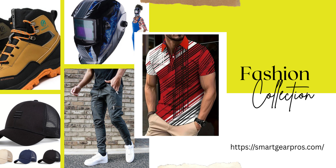 Collage of fashion items with 'Fashion Collection' text and website URL.