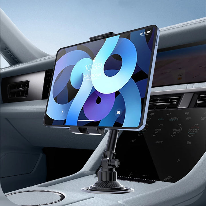SmartGearPros SmartGearPros 360° Adjustable Cup Holder Mount – Secure Stand for Smartphones & Tablets (4"-12") with Tilt Bar & Rotatable Base