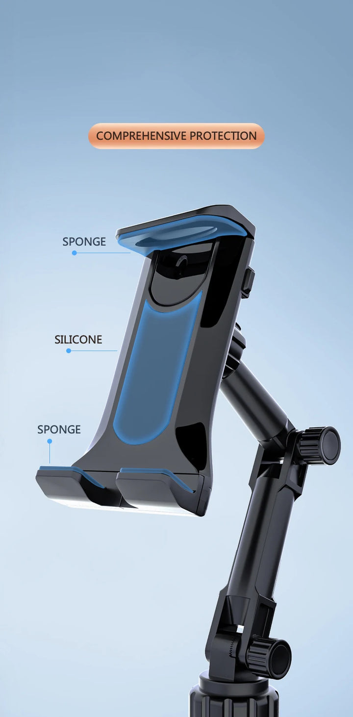 Close-up of the car mount’s silicone and sponge padding, providing enhanced device protection.