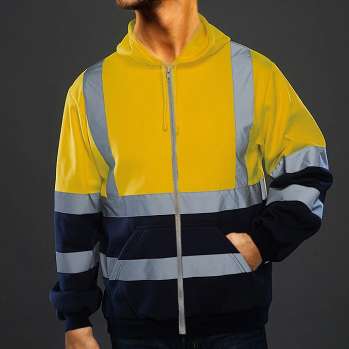 SmartGearPros Nightshade Reflective Hoodie – Sleek Pullover with Glow Effect for Low-Light Safety & Style