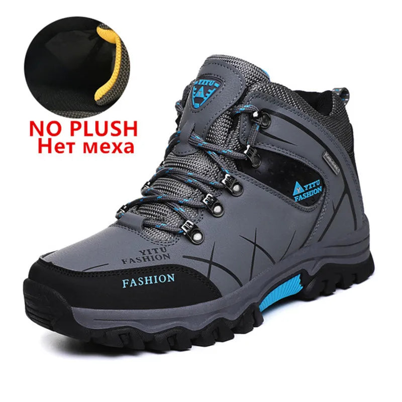 SmartGearPros SmartGearPros Men's Winter Snow Boots – Waterproof, Anti-Slip, Insulated Safety Work Boots for Hiking & Outdoor Adventures (Sizes 39-47)