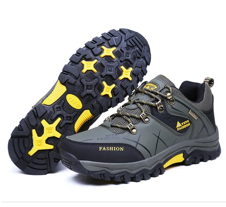 SmartGearPros SmartGearPros Men's Winter Snow Boots – Waterproof, Anti-Slip, Insulated Safety Work Boots for Hiking & Outdoor Adventures (Sizes 39-47)