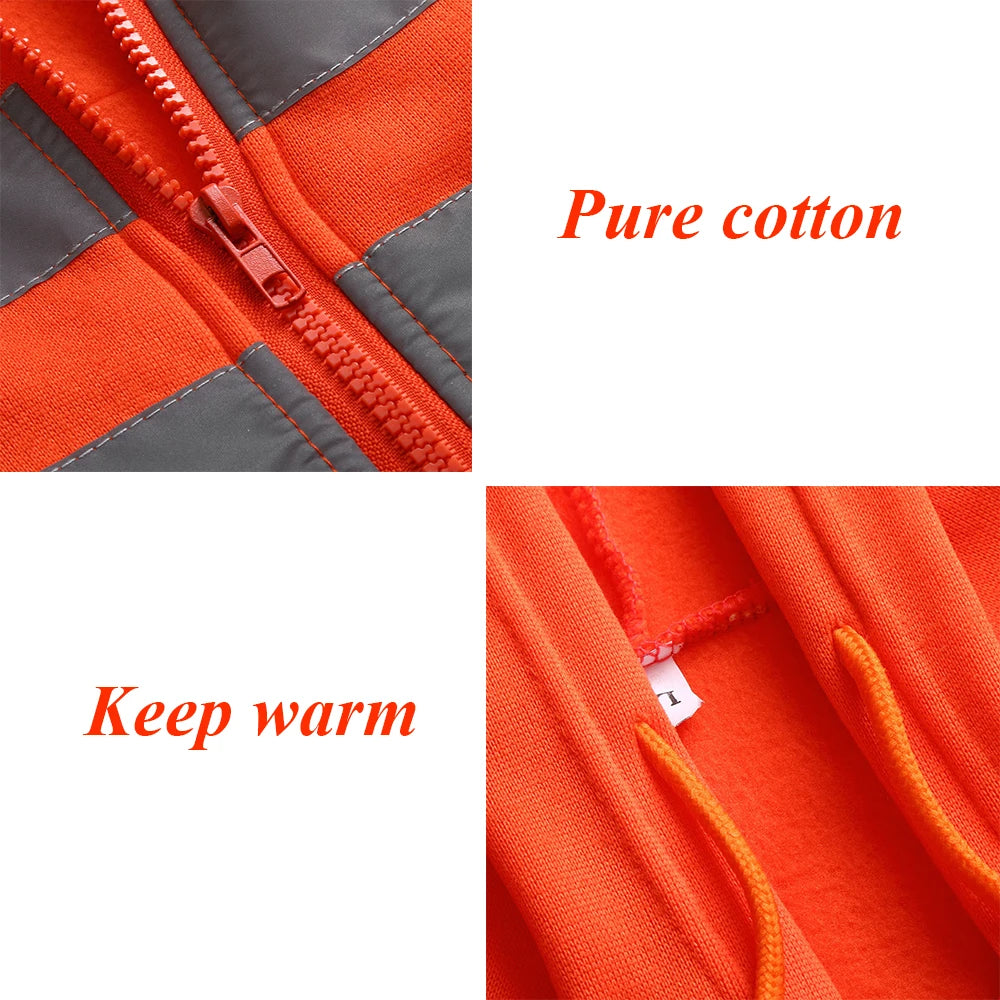 SmartGearPros Nightshade Reflective Hoodie – Sleek Pullover with Glow Effect for Low-Light Safety & Style