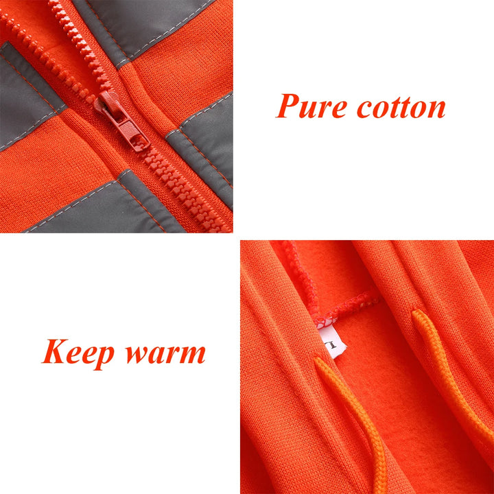 SmartGearPros Nightshade Reflective Hoodie – Sleek Pullover with Glow Effect for Low-Light Safety & Style