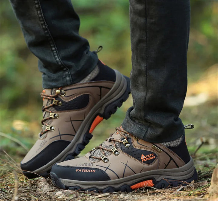 SmartGearPros SmartGearPros Men's Winter Snow Boots – Waterproof, Anti-Slip, Insulated Safety Work Boots for Hiking & Outdoor Adventures (Sizes 39-47)