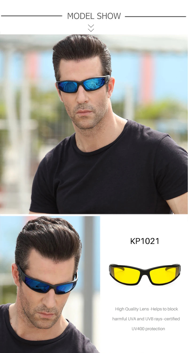 SmartGearPros SmartGearPros Polarized Sport Sunglasses – UV400 Protection, Windproof & Anti-Glare Eyewear for Construction, Roofing, Cycling & Outdoor Work