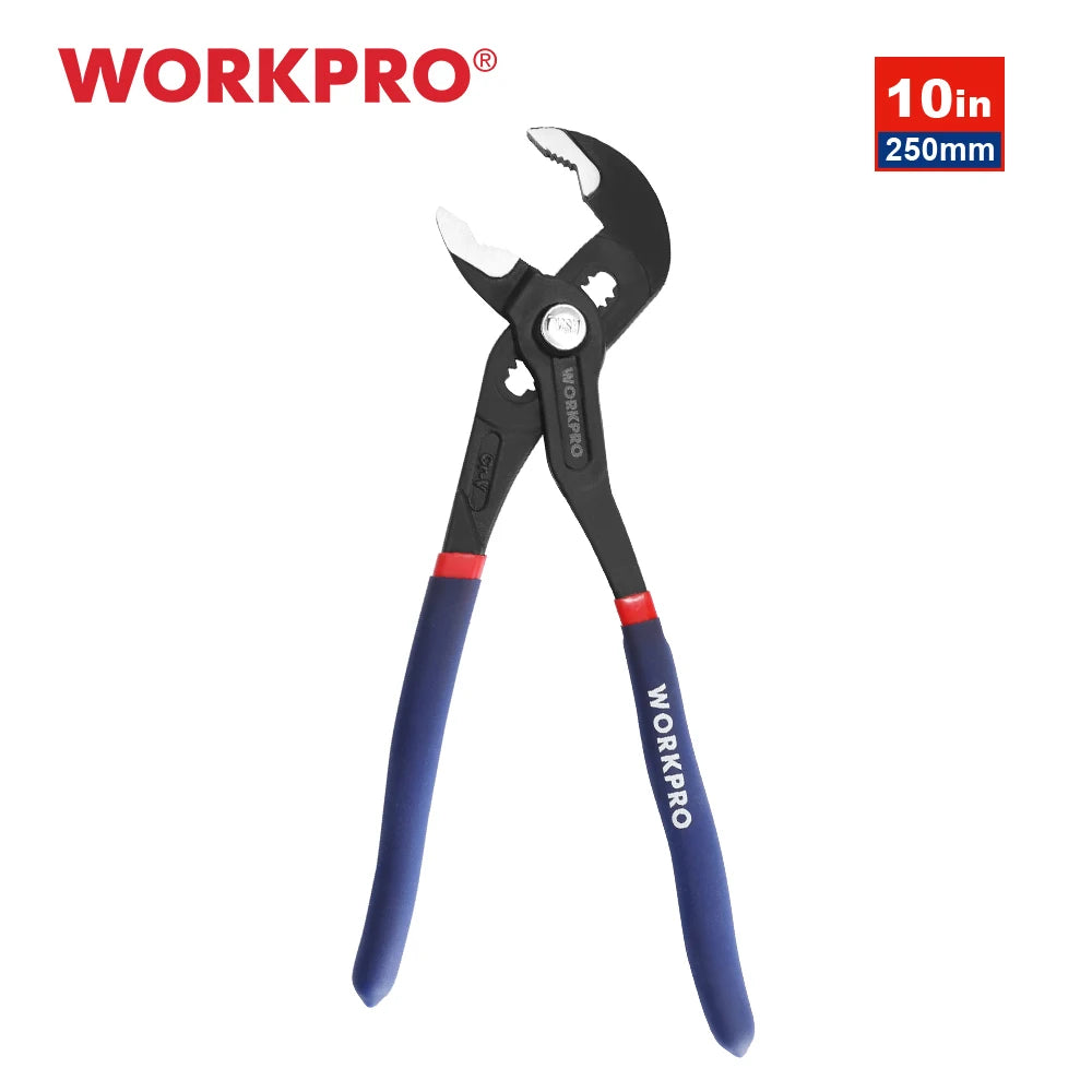 SmartGearPros 7" & 10" Water Pump Pliers/Chanel Locks Set - Heavy-Duty Adjustable Groove Joint Pliers