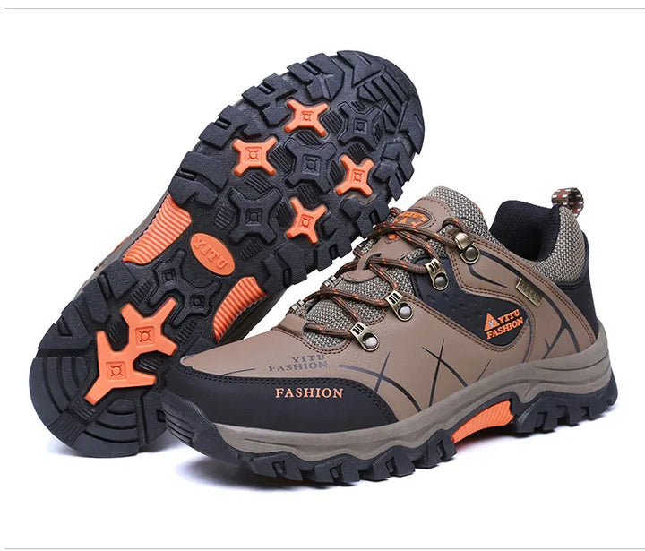 SmartGearPros SmartGearPros Men's Winter Snow Boots – Waterproof, Anti-Slip, Insulated Safety Work Boots for Hiking & Outdoor Adventures (Sizes 39-47)