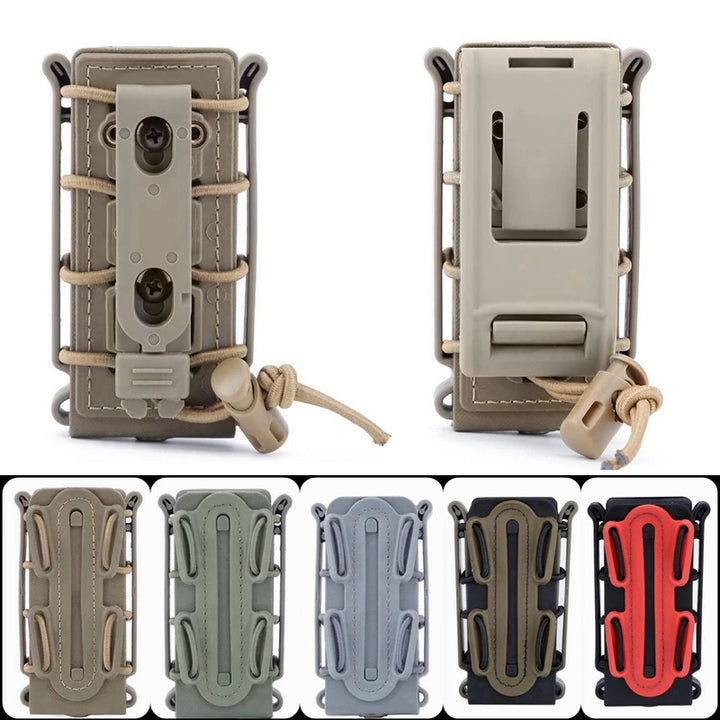 CLUSGO Tactical Magazine Pouch Set – 3-Pack MOLLE 9mm Mag Holders