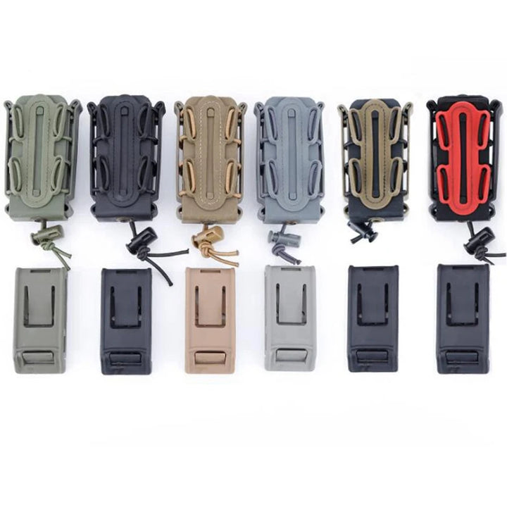 CLUSGO Tactical Magazine Pouch Set – 3-Pack MOLLE 9mm Mag Holders