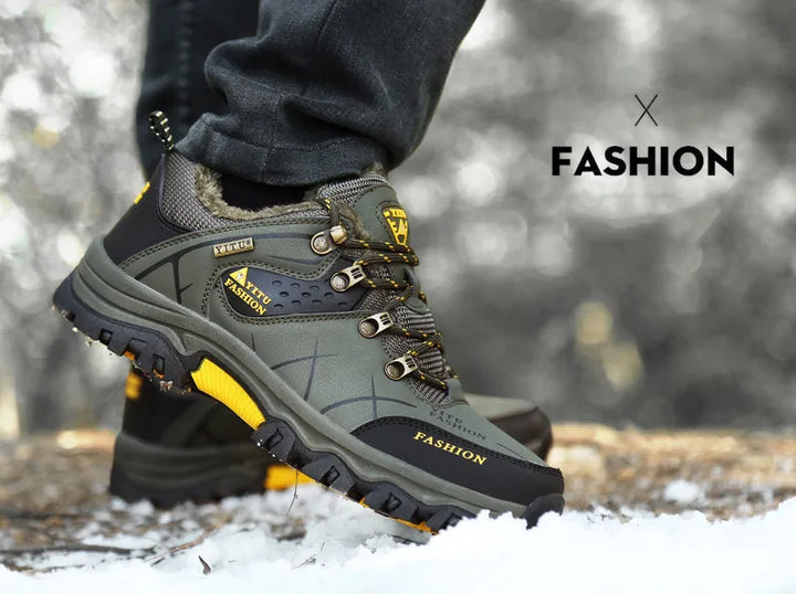 SmartGearPros SmartGearPros Men's Winter Snow Boots – Waterproof, Anti-Slip, Insulated Safety Work Boots for Hiking & Outdoor Adventures (Sizes 39-47)