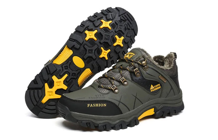SmartGearPros SmartGearPros Men's Winter Snow Boots – Waterproof, Anti-Slip, Insulated Safety Work Boots for Hiking & Outdoor Adventures (Sizes 39-47)