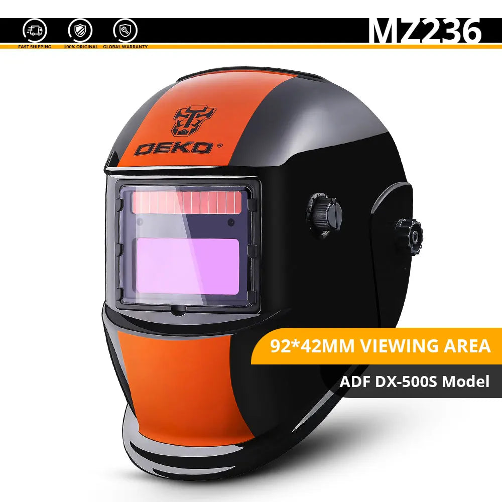 SmartGearPros SmartGearPros Solar-Powered Auto-Darkening Welding Helmet – Adjustable Shade 4/9-13 for MIG MMA TIG Arc Welding Protection