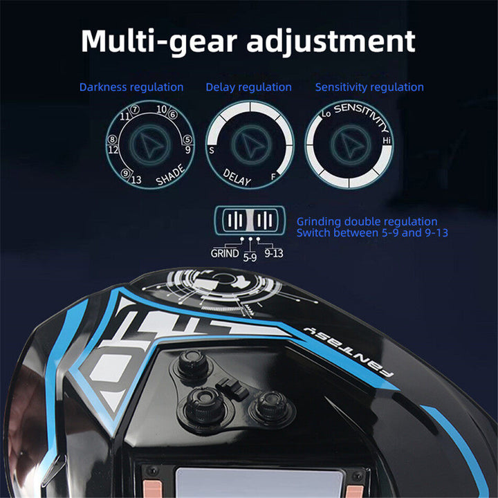 Adjustable Sensitivity and Darkness Control for Optimal Welding Performance