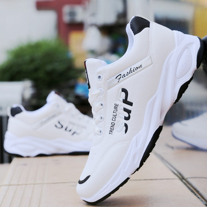 Lightweight sneakers shown from top-down perspective