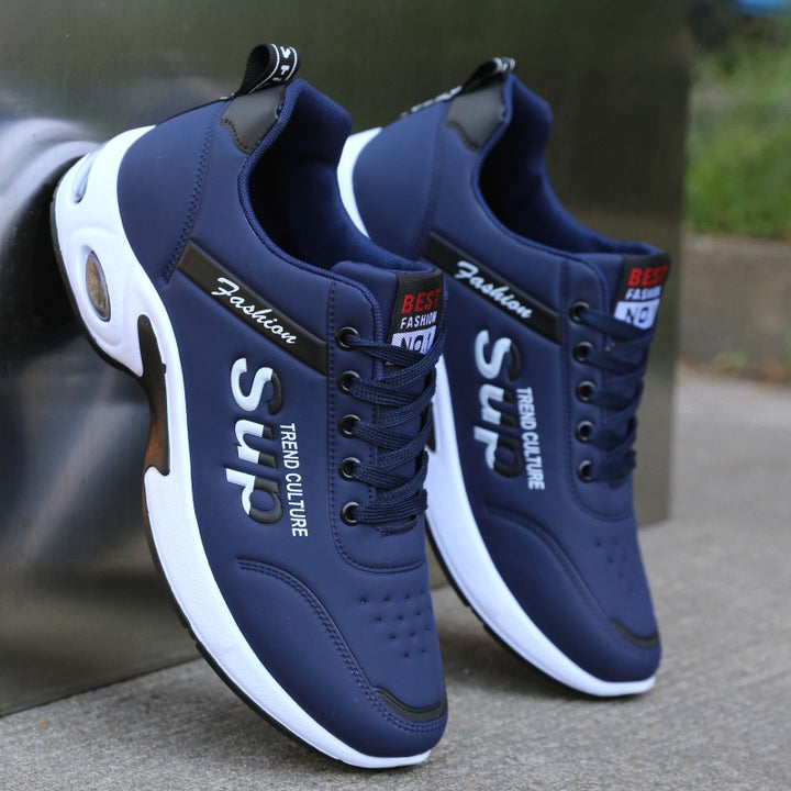 Lightweight sneakers shown from top-down perspective