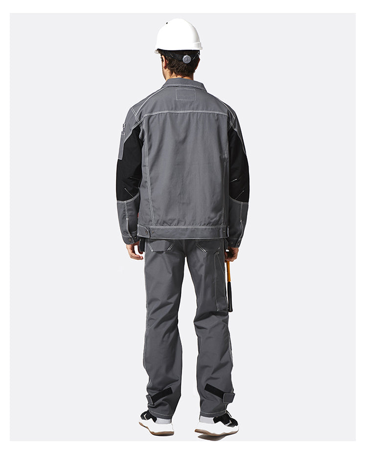 Swedish Baoshiji B129 Kneecap Protection Parka Wear Resistant Wear Resistant Labor Protection Solid Maintenance Ship Work Clothes Work Pants product image showing features or usage