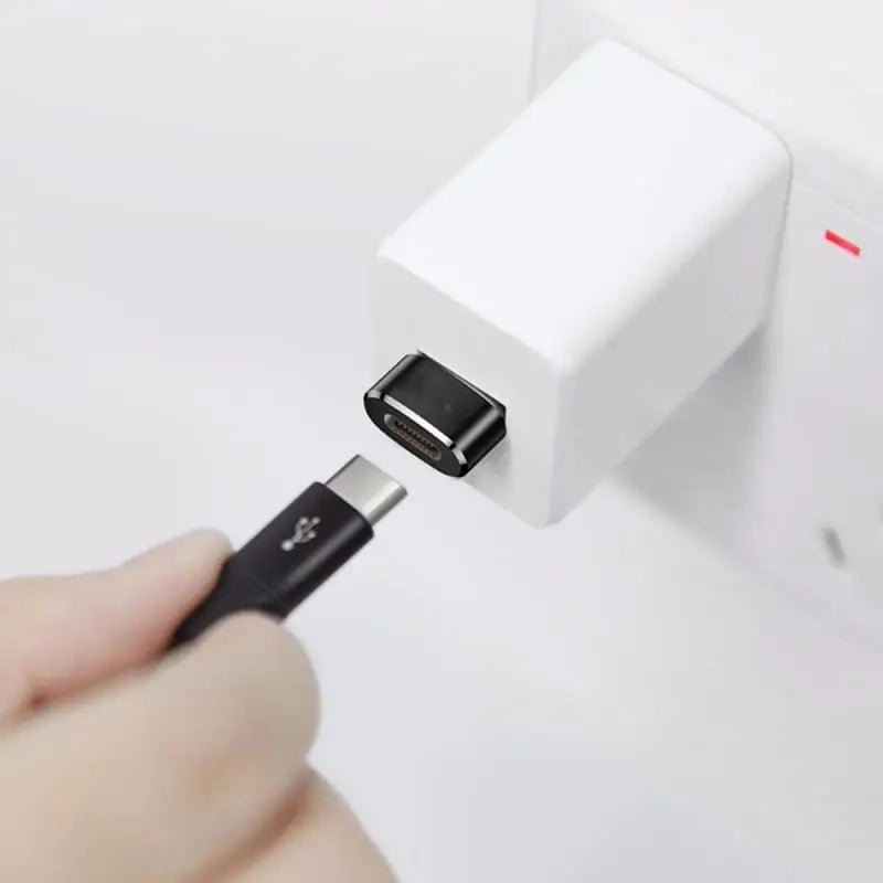 Plug-in USB to Type C Adapter for Fast Charging and Data Transfer.