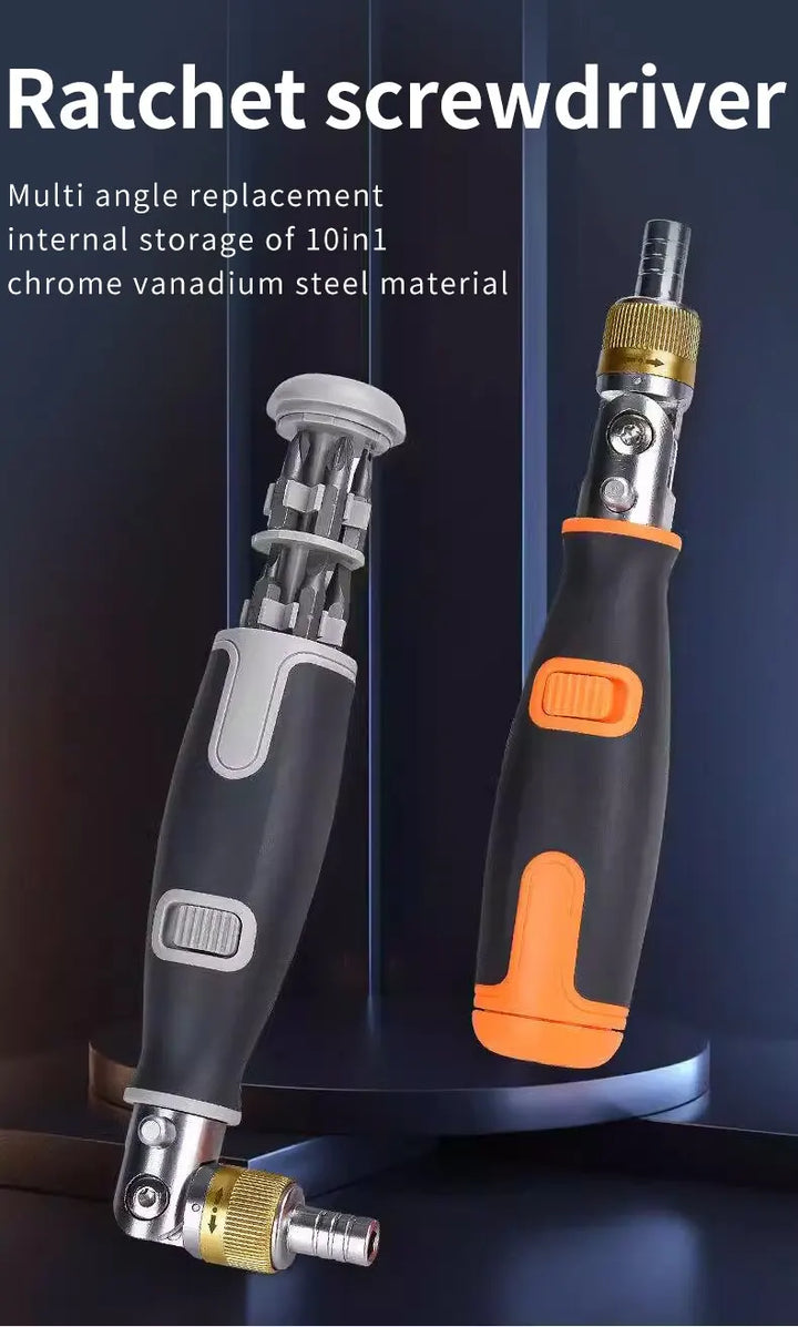 Showcasing the durable steel bits with high-torque resistance for long-term use.