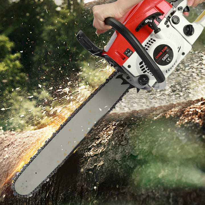 SmartGearPros 5-in-1 Gas-Powered Chainsaw Multi-Tool – Hedge Trimmer, Brush Cutter, Pole Saw & Grass Trimmer Kit