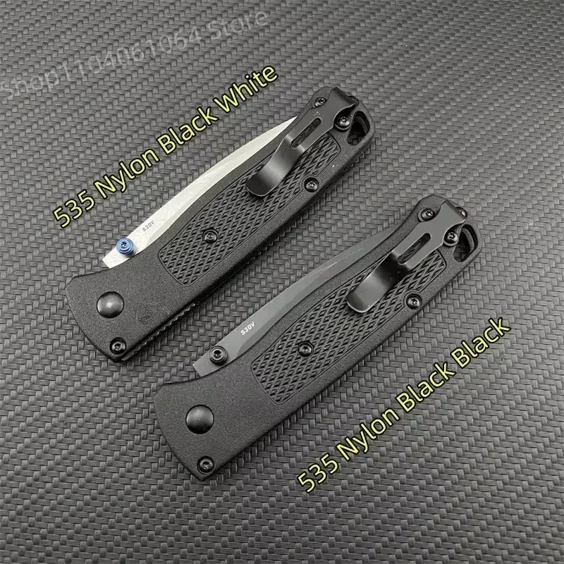 SmartGearPros BM 535 Bugout Multi EDC Folding Knife - Grivory Handle Ultra Lightweight Tactical