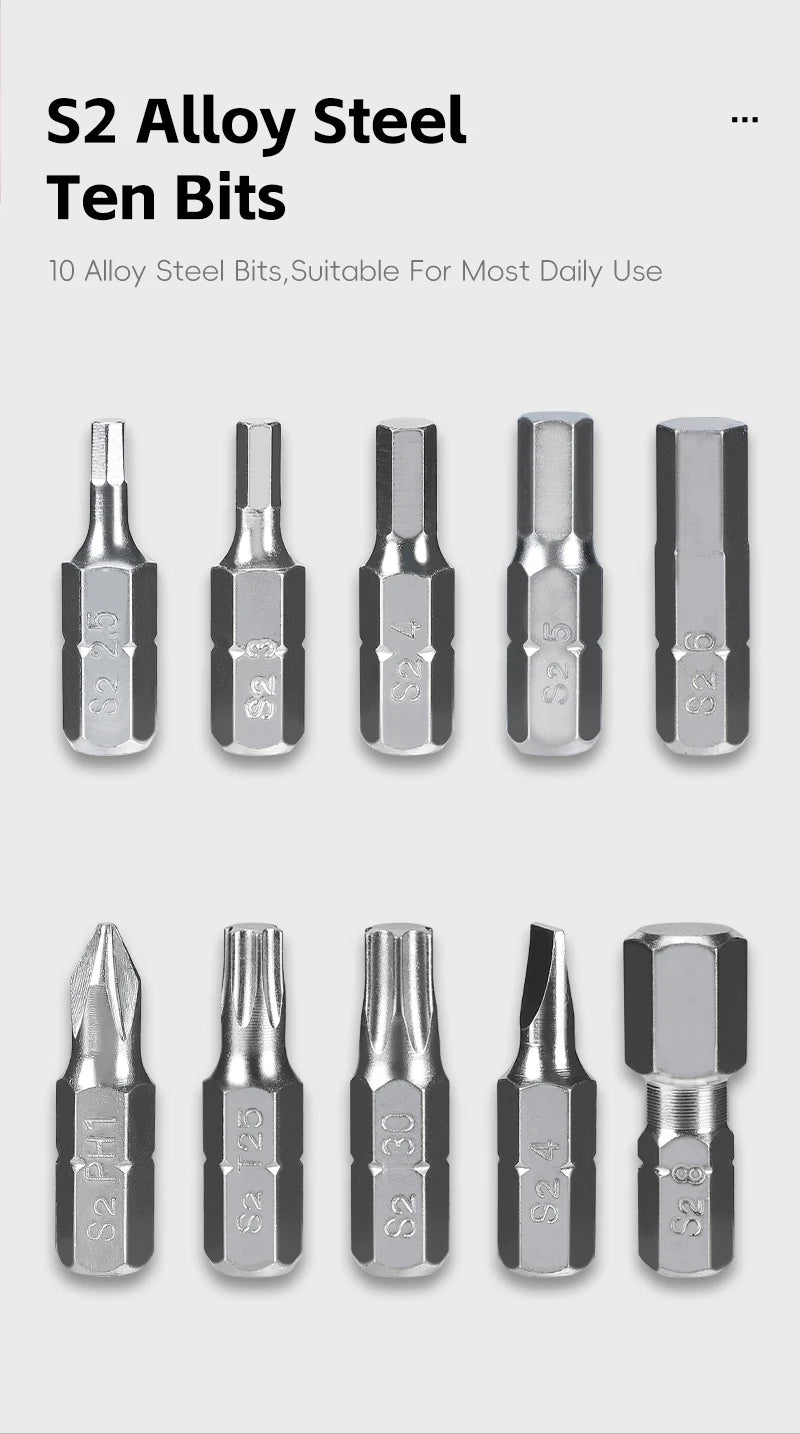 Multifunctional ratchet tool kit image angle 13