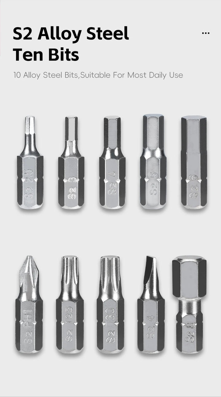 Multifunctional ratchet tool kit image angle 13