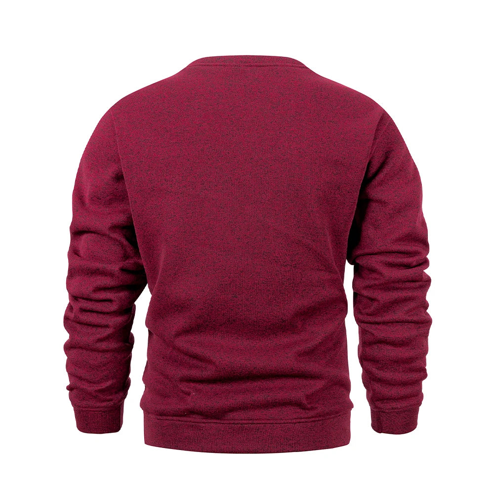 Maroon sweatshirt on a white background