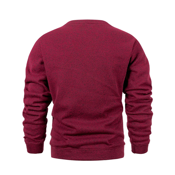 Maroon sweatshirt on a white background