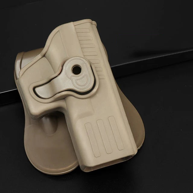 SmartGearPros Tactical Gun Holster for Glock 17/19 - Quick Locking Belt Pistol Holster