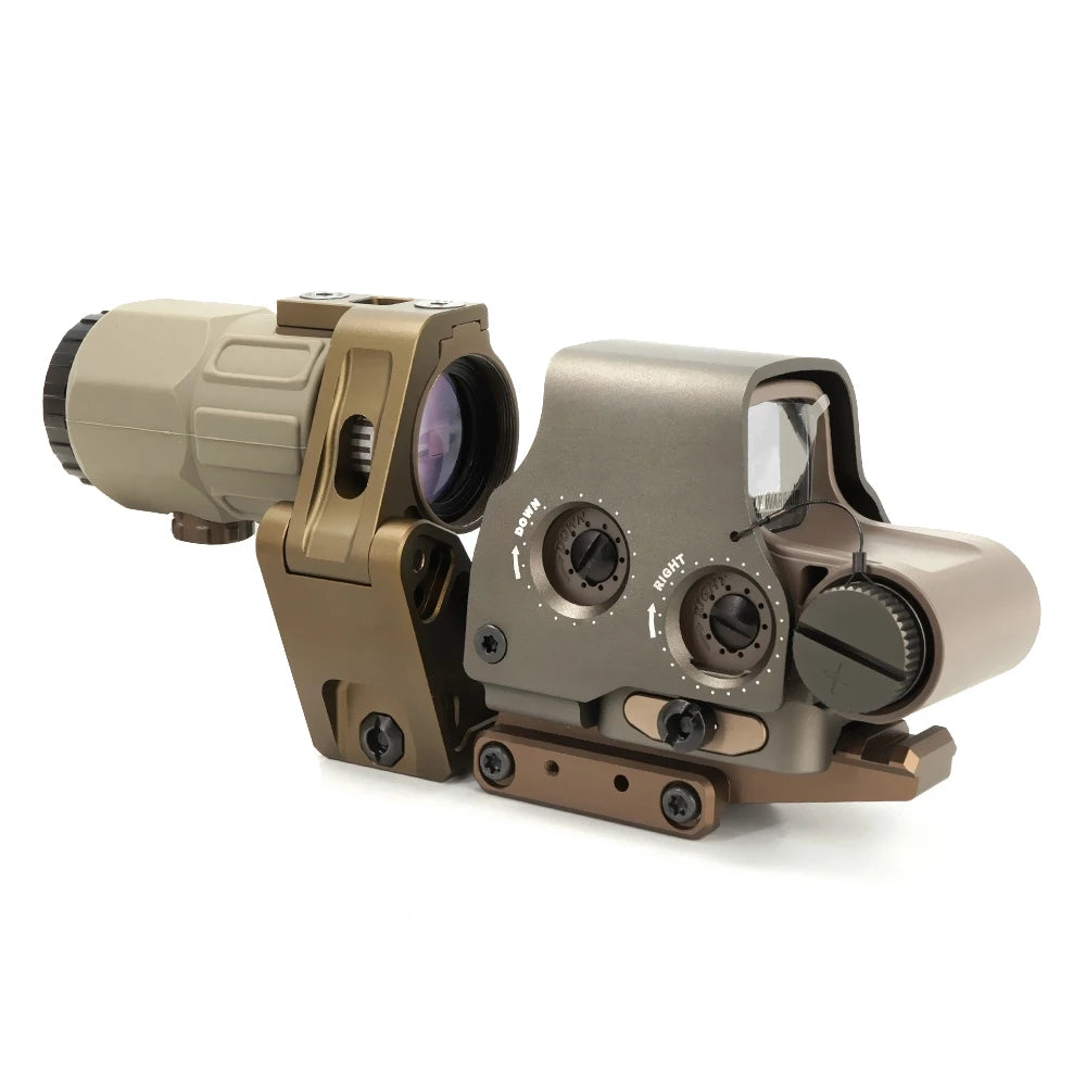 EVOLUTION GEAR G45 Tactical Magnifier – 5x Flip-to-Side Scope