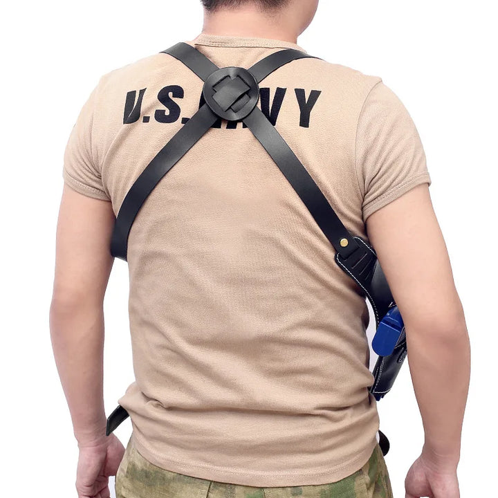 Tactical Leather Shoulder Holster – Concealed Underarm Carry System
