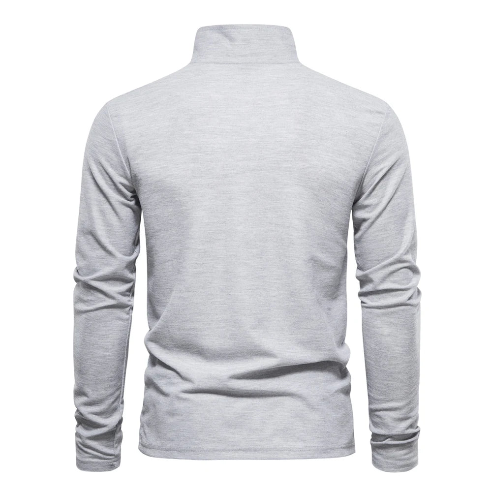SmartGearPros SmartGearPros Men’s Embroidered Polo Shirt – Long Sleeve Business Casual Fashion