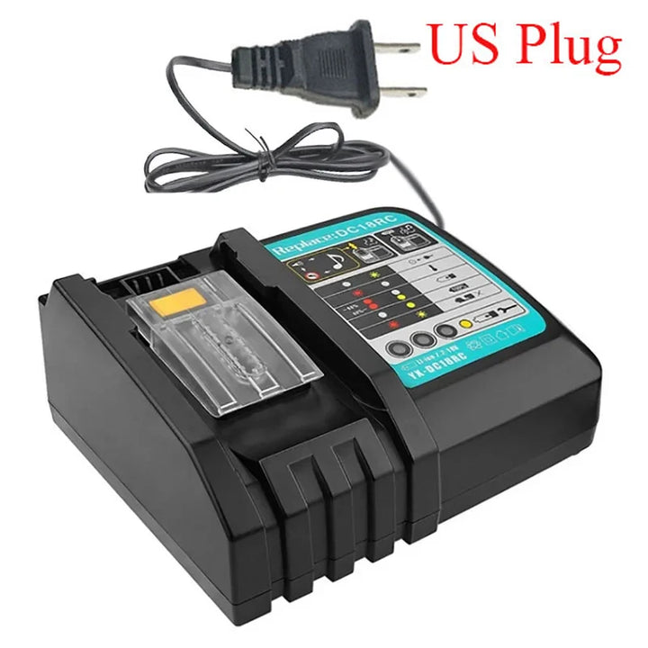 DC18RC Battery Charger for Makita 14.4V/18V – 3A Fast Li-Ion Charger