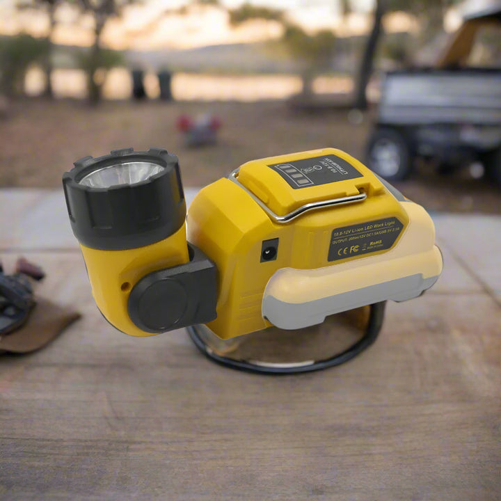Bottom view emphasizing solid base and angle bracket