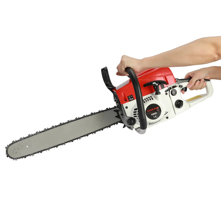 SmartGearPros 5-in-1 Gas-Powered Chainsaw Multi-Tool – Hedge Trimmer, Brush Cutter, Pole Saw & Grass Trimmer Kit