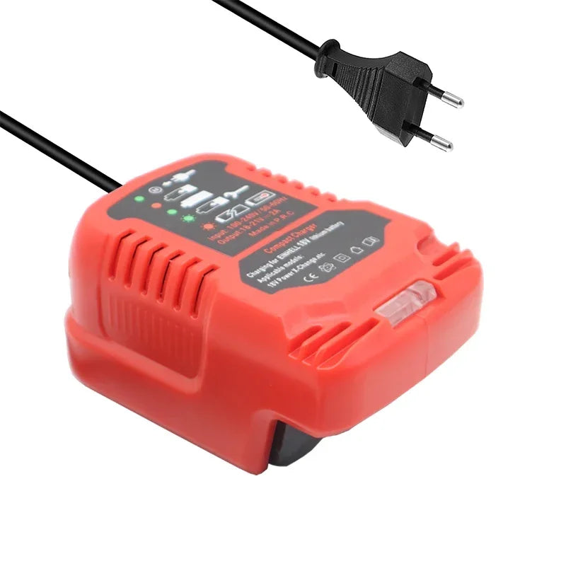 SmartGearPros Mini Li-ion Battery Charger - 12V/24V Portable Multi-Plug Power Adapter