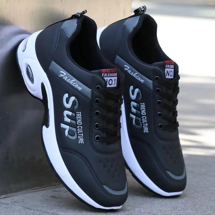 SmartGearPros Men's Height Increasing Shoes - 6CM Elevator Running Sneakers Anti-Slip Anti-Odor Leather Surface EU 39-45