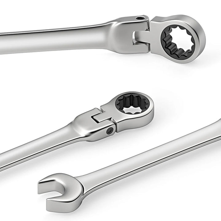SmartGearPros Ratchet Wrench Set – 8-22mm Metric Combination Kit with Canvas Bag