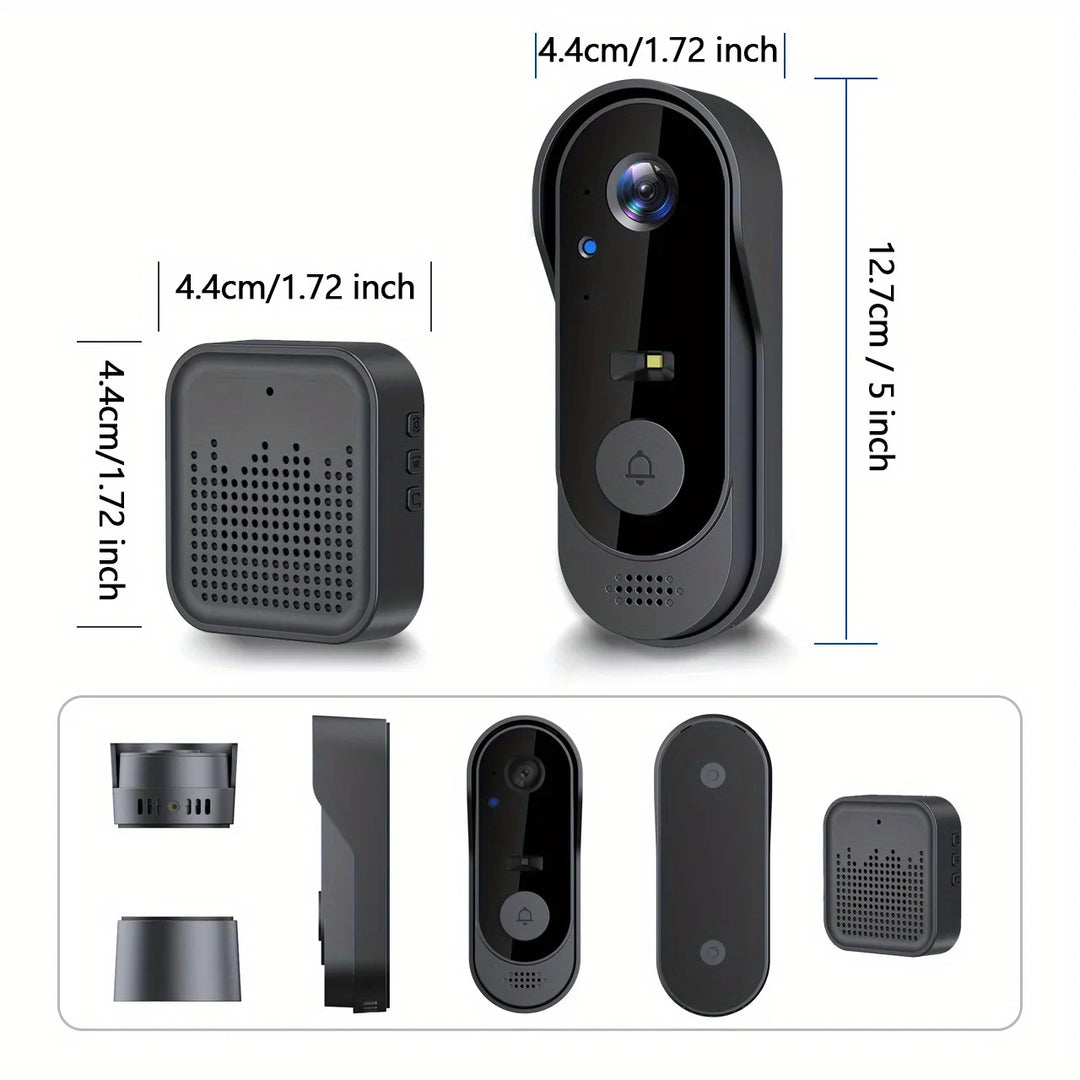 SmartGearPros Tuya WiFi Smart Video Doorbell – 2-Way Audio, Motion Detection, Night Vision & App Alerts