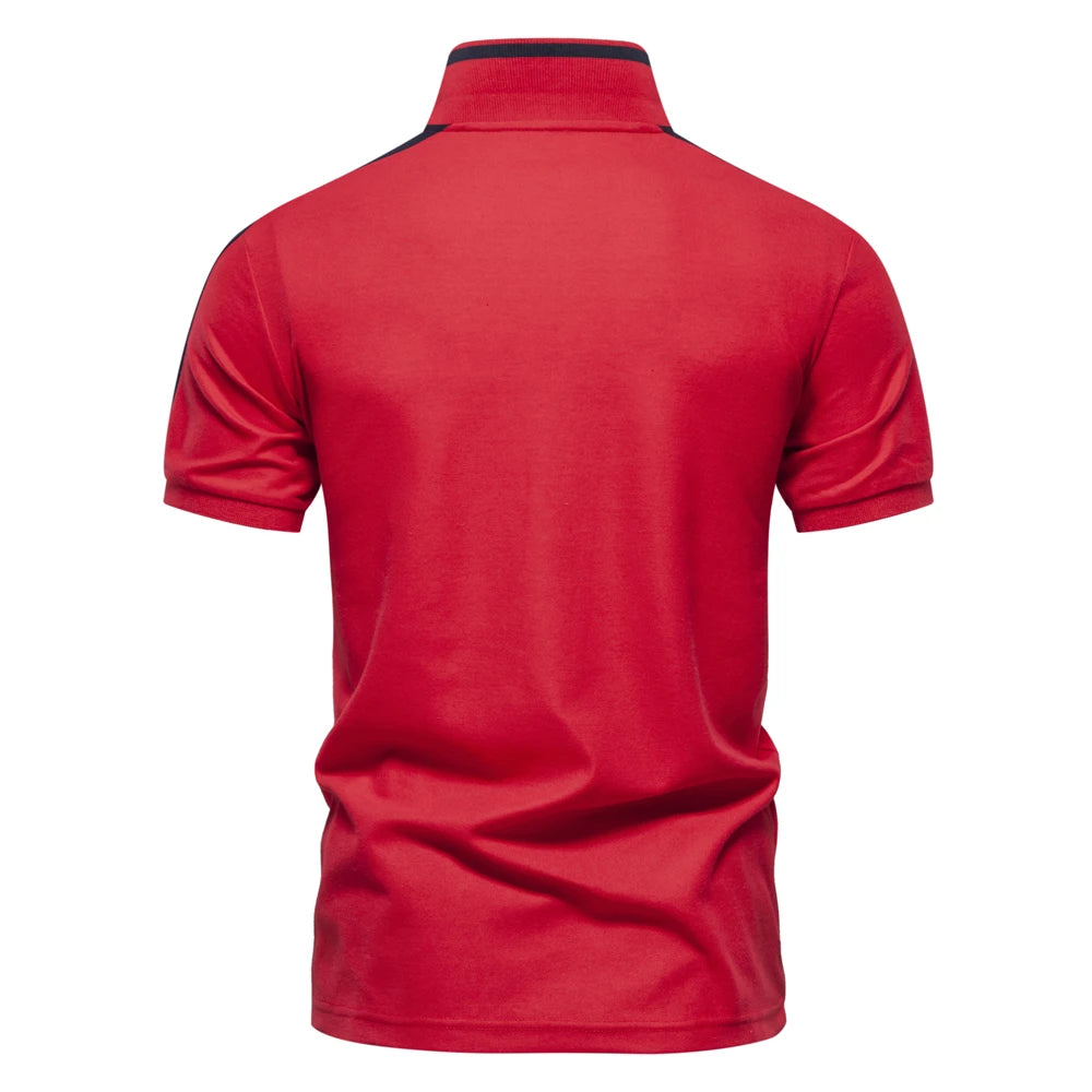 SmartGearPros Embroidered Polo – Men’s Cotton Shirt with Giraffe Design for Casual Class