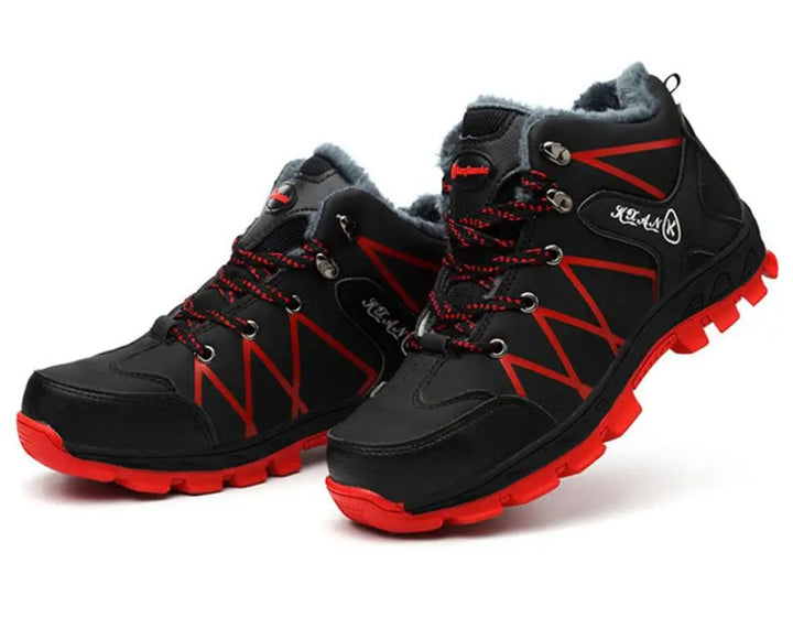 SmartGearPros Men's Steel Toe Safety Boots - Slip-Resistant Puncture-Proof Work Boots