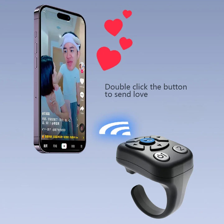 SmartGearPros Scrolling Ring Remote – Wireless Clicker & Camera Shutter for Presentations & Content Creation