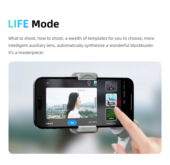 SmartGearPros 3-Axis Smartphone Gimbal – TOKQI M01 Handheld Stabilizer with Anti-Shake Tech & Add-On Options