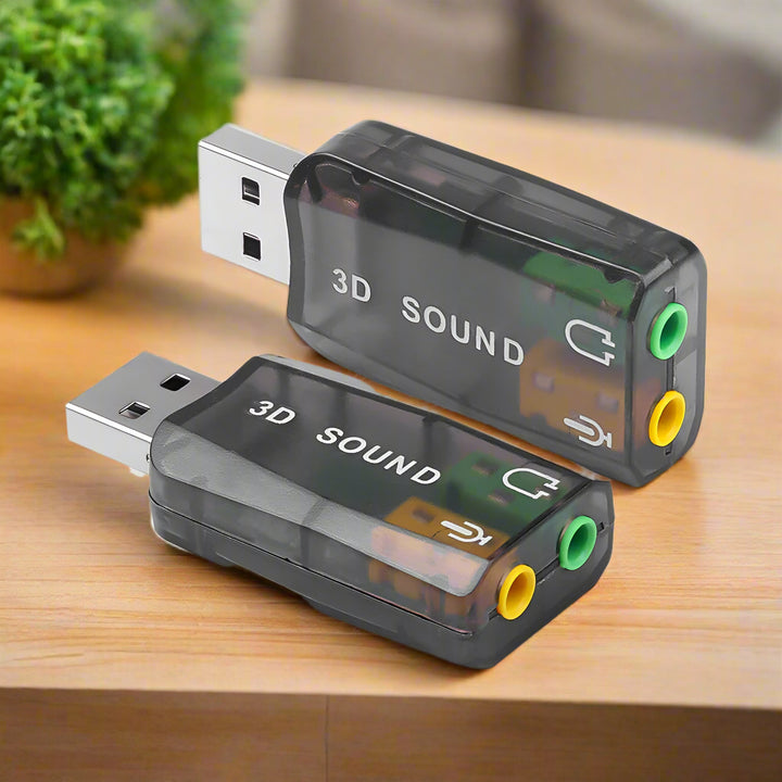SmartGearPros USB Mini Sound Card – External Audio Adapter for 3.5mm Jack 🎧🔊