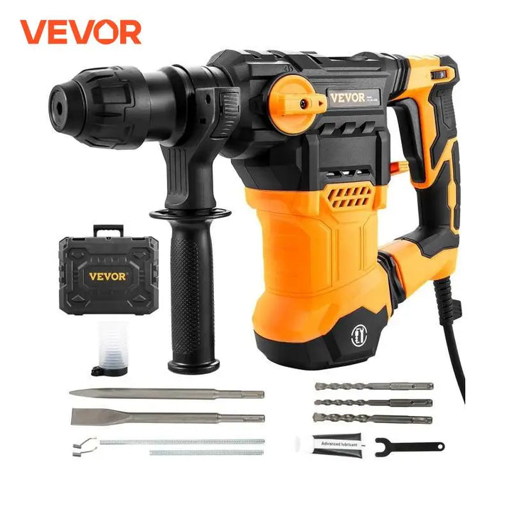 SmartGearPros 1500W Rotary Hammer Drill – Heavy-Duty SDS Electric Drill for Concrete, Brick & Masonry