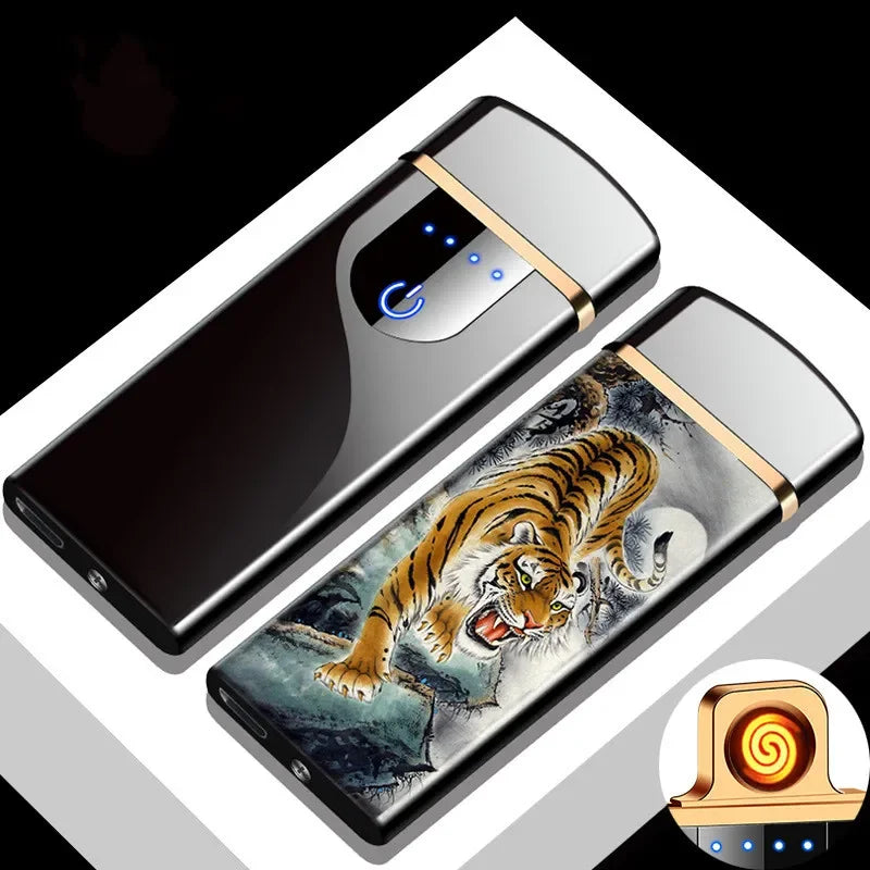 SmartGearPros Windproof Electric Plasma Lighter – Rechargeable, Flameless & USB Powered for Camping or Everyday Carry